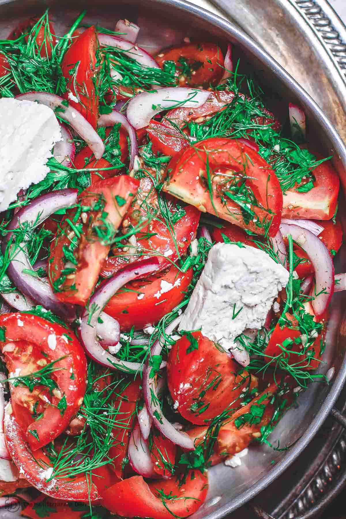 Mediterranean Tomato Salad 